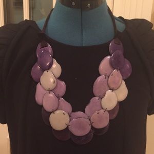 Calypso St.Barth Archipelago purple shell necklace